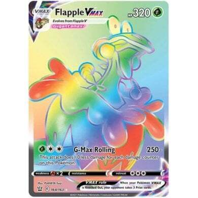 SWSH Battle Styles 164/163 Flapple VMAX (Rainbow Rare)