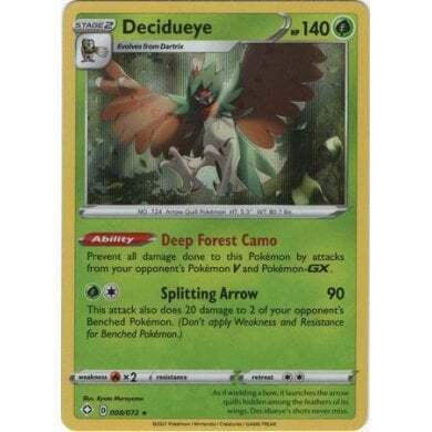 Shining Fates 008/072 Decidueye Holo