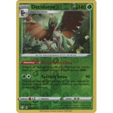 Shining Fates 008/072 Decidueye Reverse