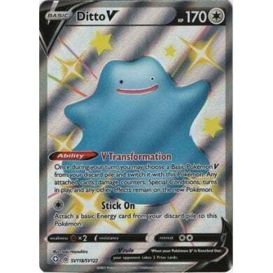 Shining Fates SV118/SV122 Ditto V Full Art