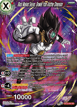 Supreme Rivalry BT13-004 Black Masked Saiyan