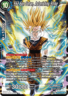 Supreme Rivalry BT13-036 SS2 Son Gohan Astonishing Strike