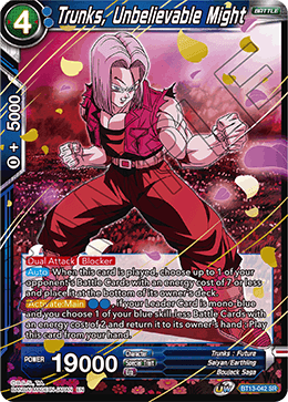 Supreme Rivalry BT13-042 Trunks Unbelievable