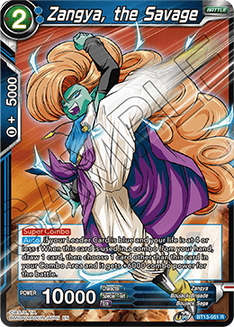 Supreme Rivalry BT13-051 Zangya The Savage