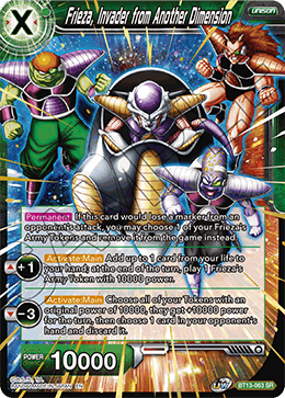 Supreme Rivalry BT13-063 Frieza Invader From Another Dimension