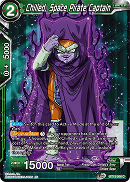 Supreme Rivalry BT13-066 Chilled Space Pirate Captain