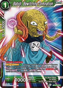 Supreme Rivalry BT13-075 Babidi Bewitching Domination