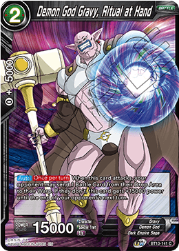 Supreme Rivalry BT13-141 Demon God Gravy Ritual At Hand