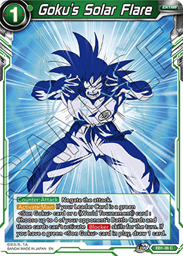 Battle Evolution EB1-36 Gokus Solar Flare