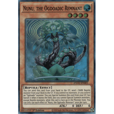 Ancient Guardians ANGU-EN001 Nunu The Ogdoadic Remnant