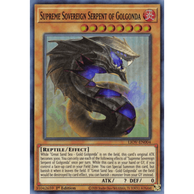 Lightening Overdrive LIOV-EN004 Supreme Sovereign Serpent Of Golgonda