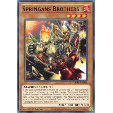 Lightening Overdrive LIOV-EN005 Springans Brothers