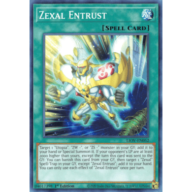 Lightening Overdrive LIOV-EN052 Zexal Entrust