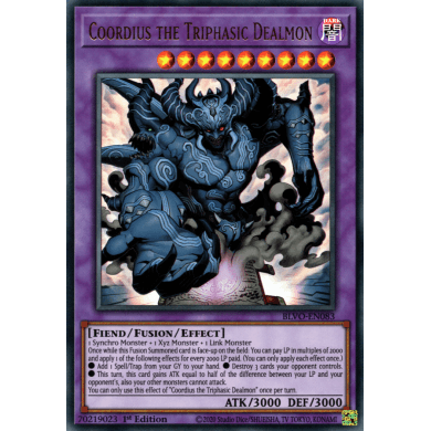 Blazing Vortex BLVO-EN083 Coordius The Triphasic Dealmon