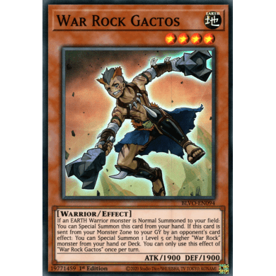 Blazing Vortex BLVO-EN094 War Rock Gactos