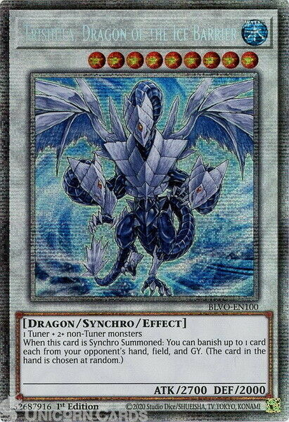 Blazing Vortex BLVO-EN100 Trishula, Dragon Of The Ice Barrier