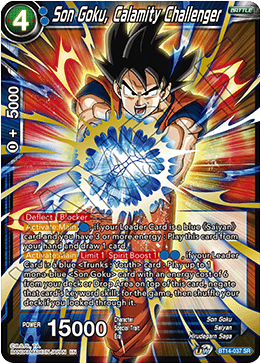 Cross Spirits BT14-037 Son Goku Calamity Challenger