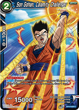 Cross Spirits BT14-038 Son Gohan Calamity Challenger Foil