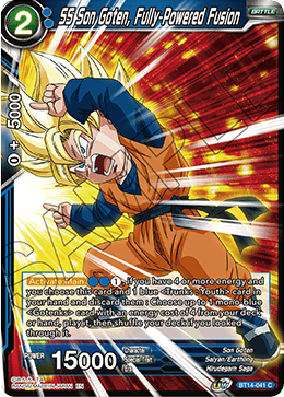 Cross Spirits BT14-041 SS Son Goten Fully-Powered Fusion Foil