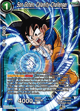 Cross Spirits BT14-042 Son Goten Calamity Challenger Foil