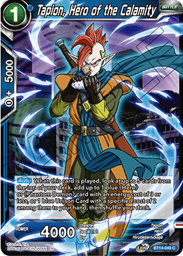 Cross Spirits BT14-049 Tapion Hero Of The Calamity Foil