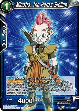 Cross Spirits BT14-053 Minotia The Heros Sibling Foil