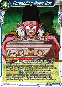 Cross Spirits BT14-057 Foreboding Music Box Foil