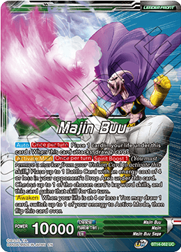 Cross Spirits BT14-062 Majin Buu Foil