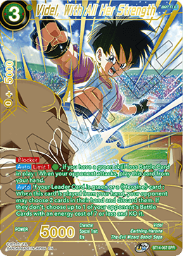 Cross Spirits BT14-067 SRP Videl With Her Strength