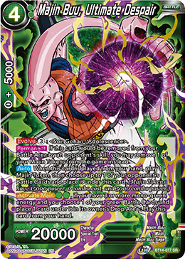 Cross Spirits BT14-077 Majin Buu Ultimate Despair