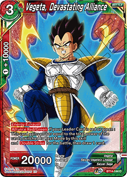 Cross Spirits BT14-144 Vegeta Devastating Alliance Foil