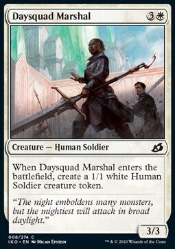 MTG IKORA : LAIR OF BEHEMOTHS - 008/274  Daysquad Marshal