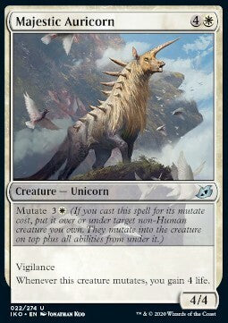 MTG IKORA : LAIR OF BEHEMOTHS - 022/274 Majestic Auricorn