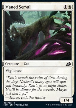 MTG IKORA : LAIR OF BEHEMOTHS - 023/274 Maned Serval