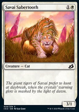 MTG IKORA : LAIR OF BEHEMOTHS - 029/274 Savai Sabertooth