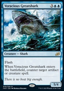 MTG IKORA : LAIR OF BEHEMOTHS - 070/274 Voracious GreatShark