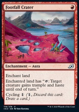 MTG IKORA : LAIR OF BEHEMOTHS - 118/274 Footfall Crater