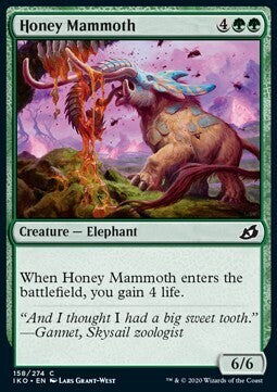 MTG IKORA : LAIR OF BEHEMOTHS - 158/274 Honey Mammoth