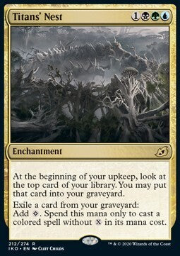 MTG IKORA : LAIR OF BEHEMOTHS - 212/274 Titans Nest