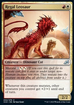 MTG IKORA : LAIR OF BEHEMOTHS - 202/274 Regal Leosaur