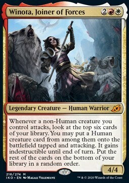 MTG IKORA : LAIR OF BEHEMOTHS - 216/274 Winota Joiner Of Forces