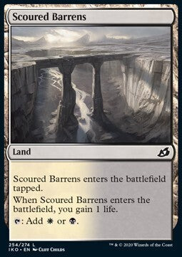 MTG IKORA : LAIR OF BEHEMOTHS - 254/274 Scoured Barrens