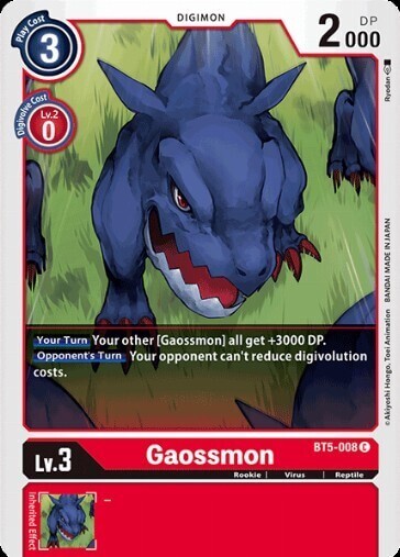 BATTLE OF OMNI BT5-008 Gaossmon