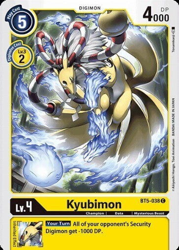 BATTLE OF OMNI BT5-038 Kyubimon