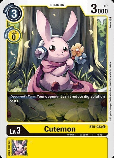 BATTLE OF OMNI BT5-033 Cutemon