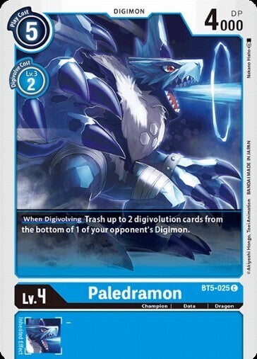 BATTLE OF OMNI BT5-025 Paledramon