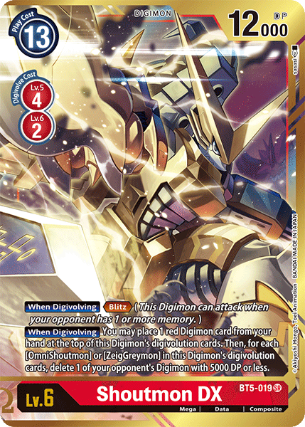 BATTLE OF OMNI BT5-019 Shoutmon DX Alternative Art