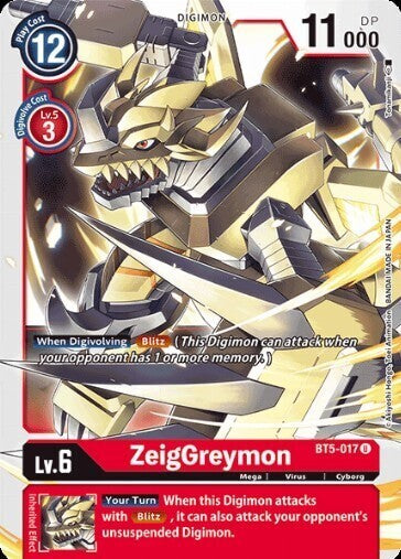 BATTLE OF OMNI BT5-017 ZeigGreymon