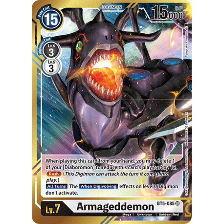 BATTLE OF OMNI BT5-085 Armageddemon Alternative Art