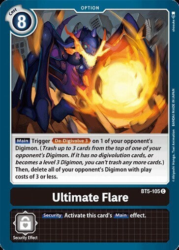 BATTLE OF OMNI BT5-105 Ultimate Flare